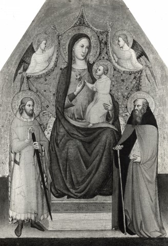 Keyes, Murray Kendall — Madonna and Child and two Saints by Giovanni di Bartolomeo Cristiani — insieme